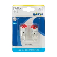 NARVA Range Performance LED W21/5W 12V 2.8/0.4W W3x16q, набор 2шт 18106